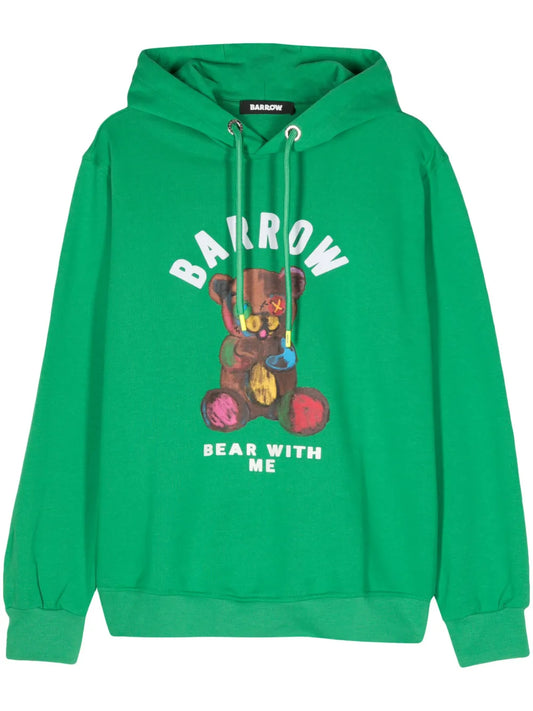 Logo-Print Cotton Hoodie