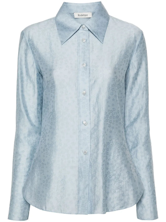 Carmen Floral-Embroidered Shirt
