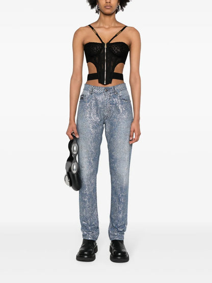 Mid-Rise Slim-Fit Jeans
