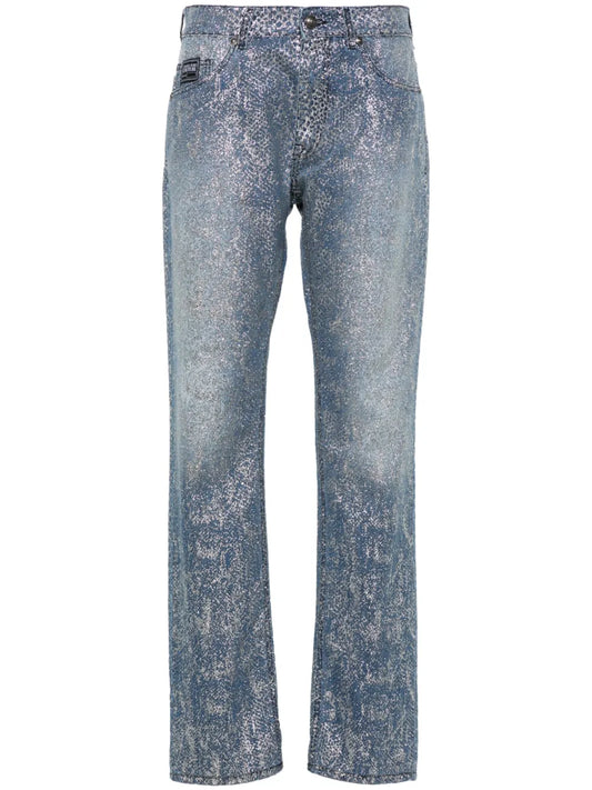 Mid-Rise Slim-Fit Jeans