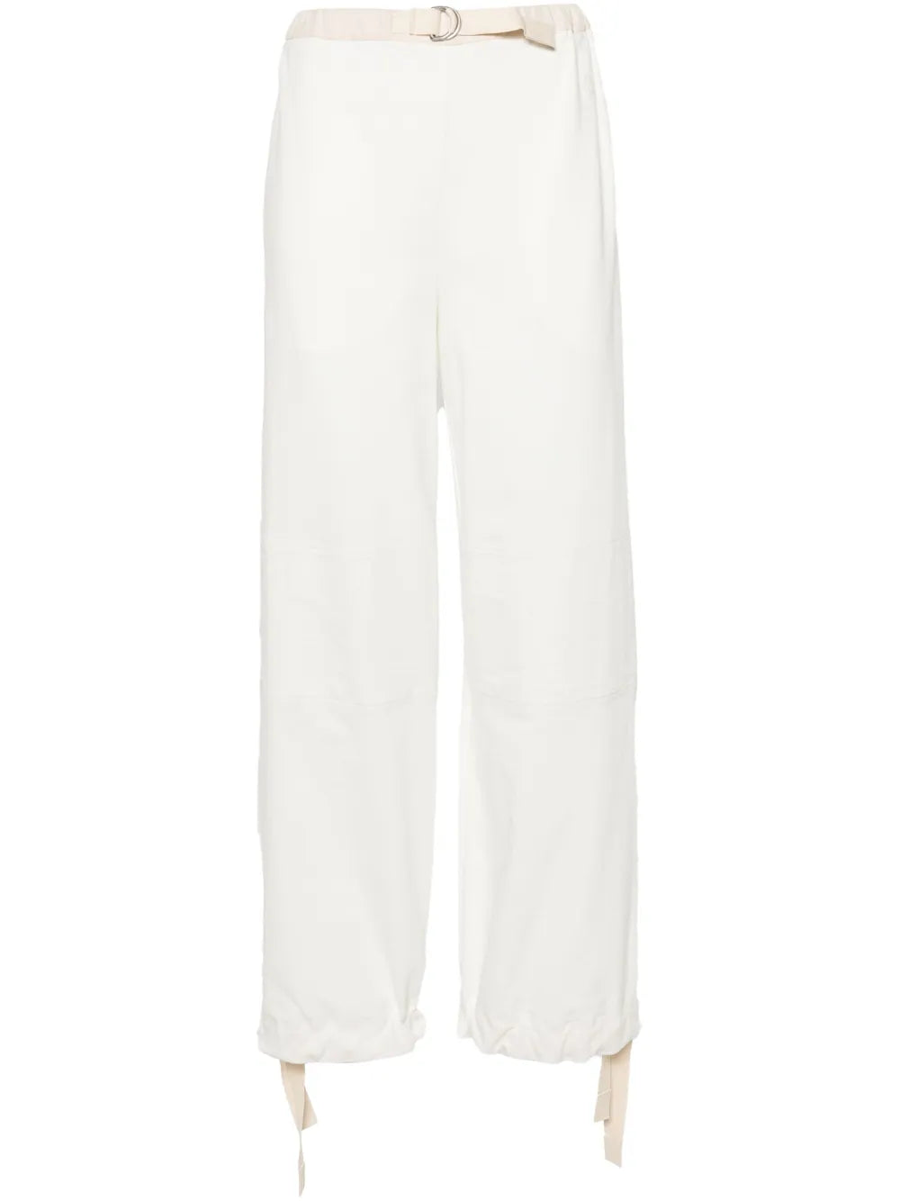 Belted Cotton Trousers