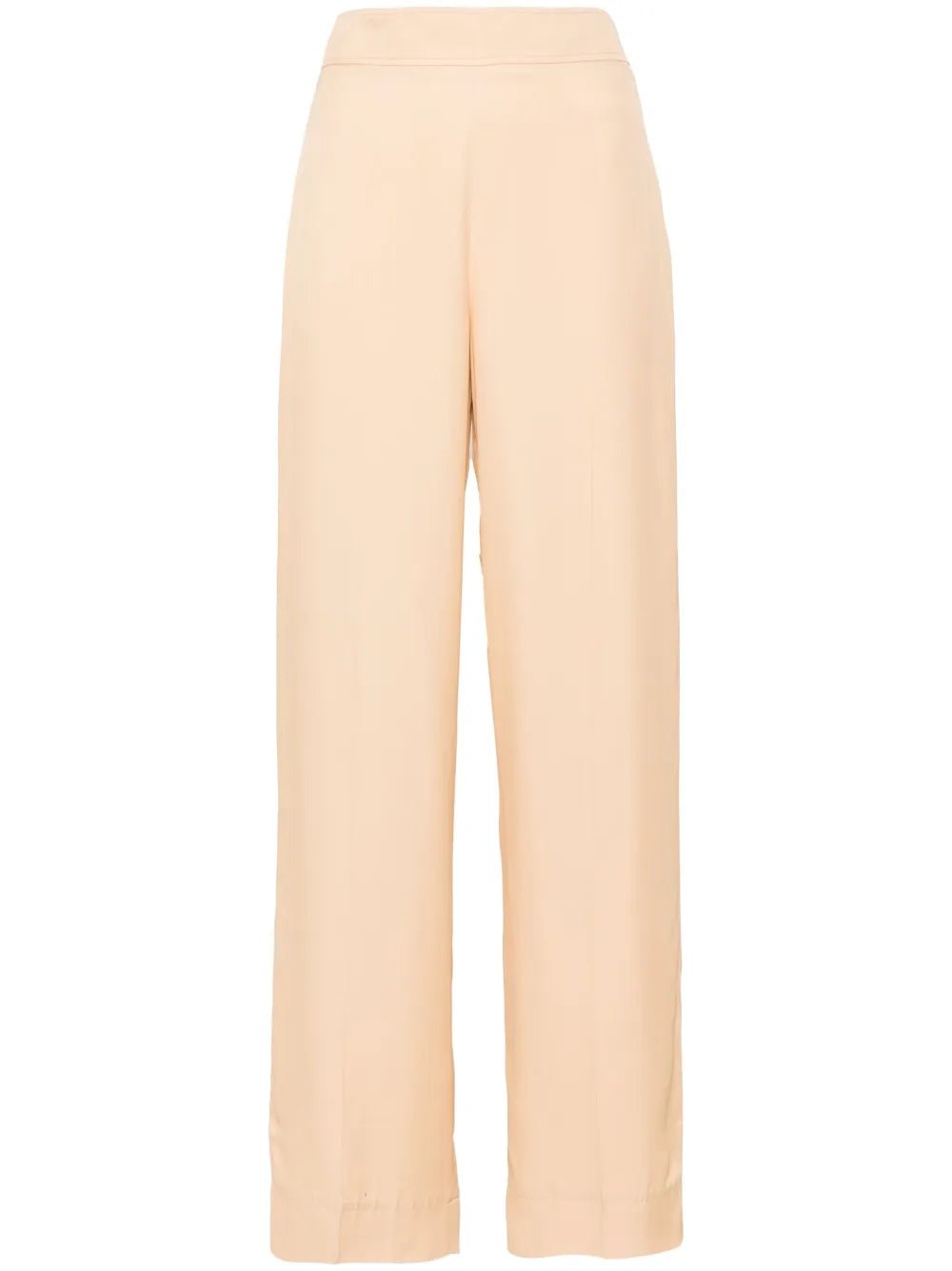 High-Waisted Straight-Leg Trousers
