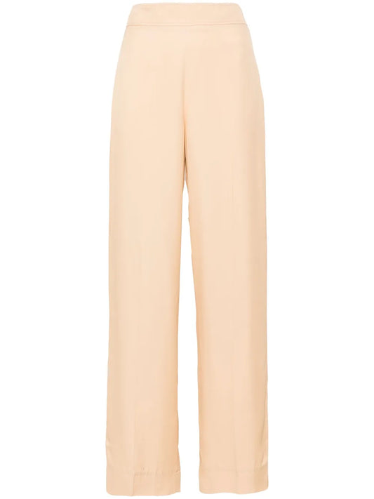 High-Waisted Straight-Leg Trousers