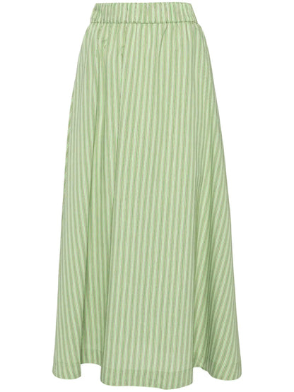 Marla Striped Midi Skirt