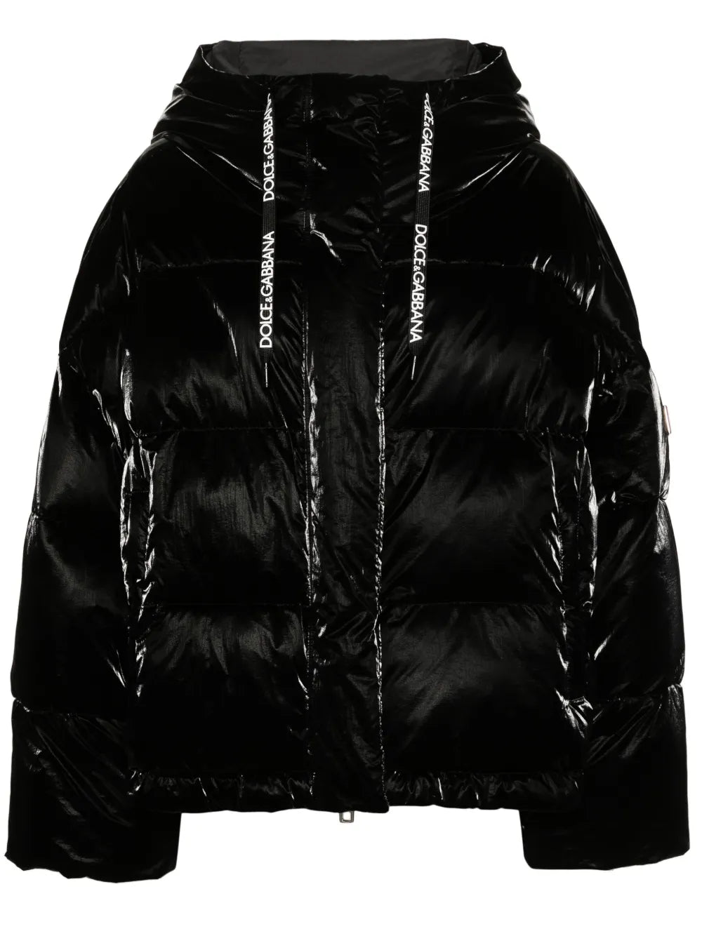 Coated-Finish Puffer Jacket