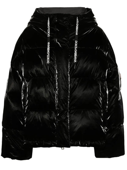 Coated-Finish Puffer Jacket