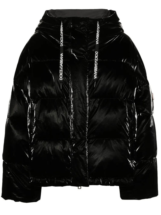 Coated-Finish Puffer Jacket