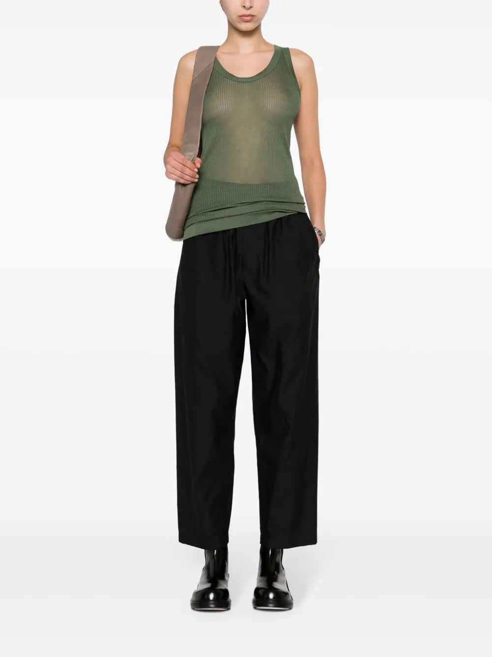 Semi-Sheer Tank Top