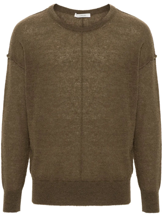 Brushed Fine-Knit Jumper
