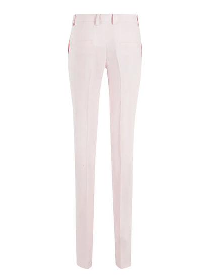 Flat-Front Tailored Trousers