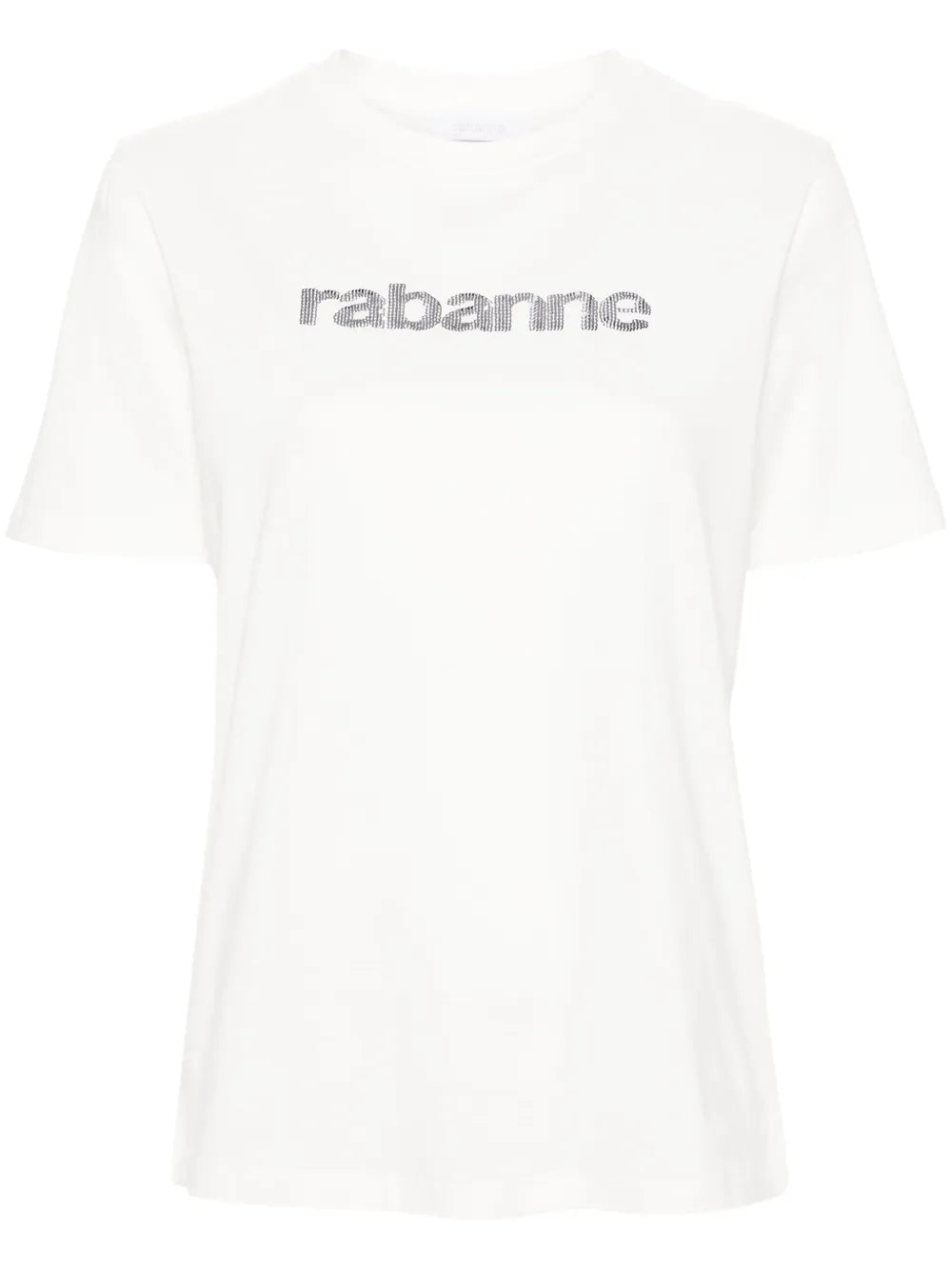 Sequined-Logo Cotton T-Shirt