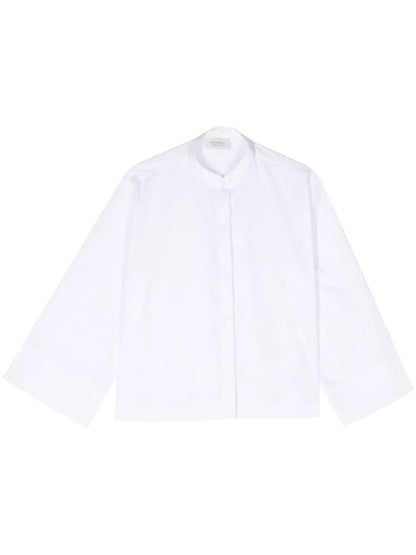 Band-Collar Shirt