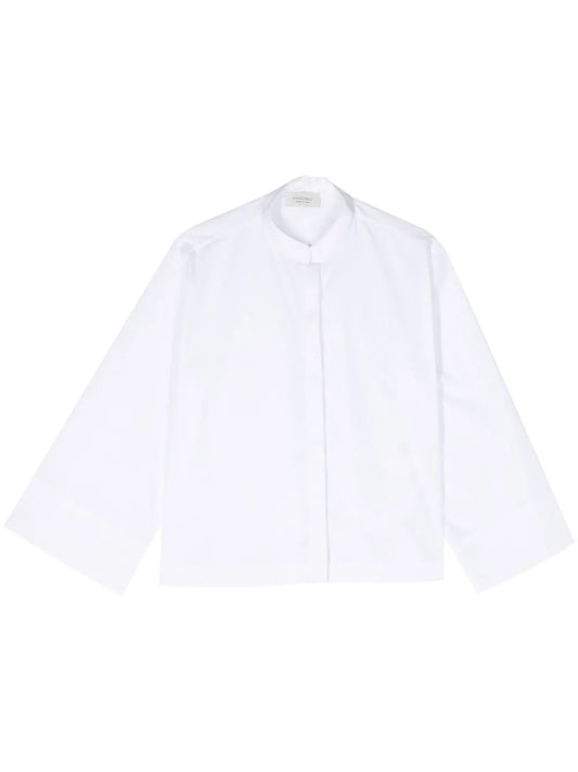 Band-Collar Shirt