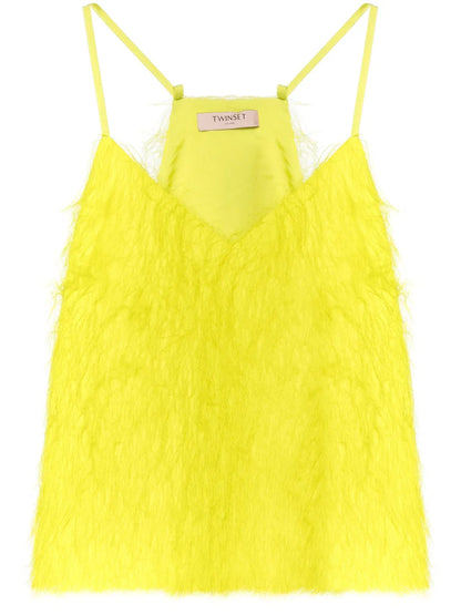Feather-Like Tank Top