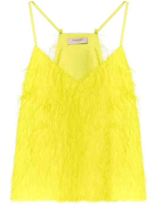 Feather-Like Tank Top