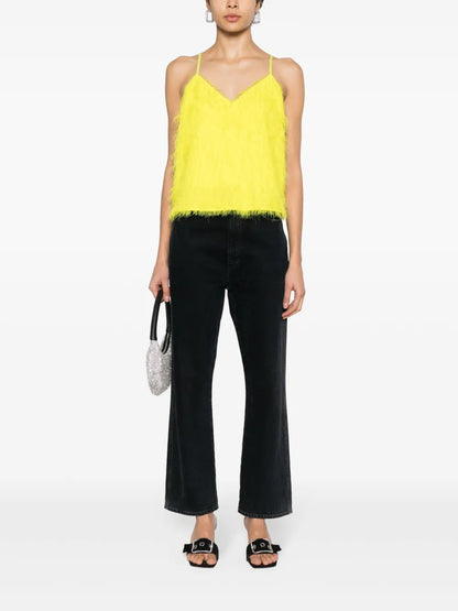 Feather-Like Tank Top