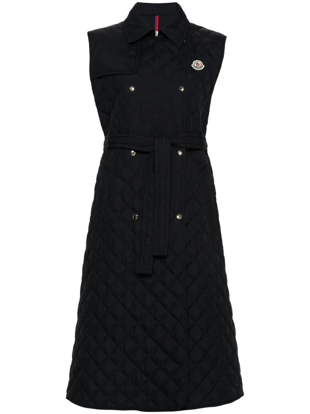 Padded Quilted Trench Coat