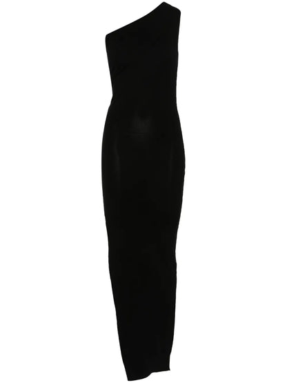 Asymmetric-Design Dress