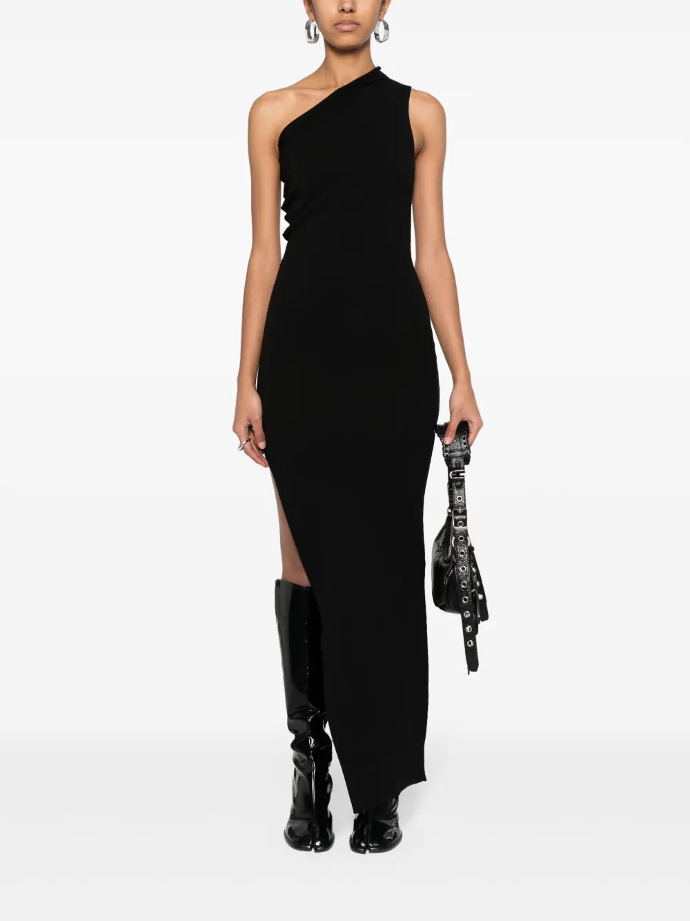 Asymmetric-Design Dress