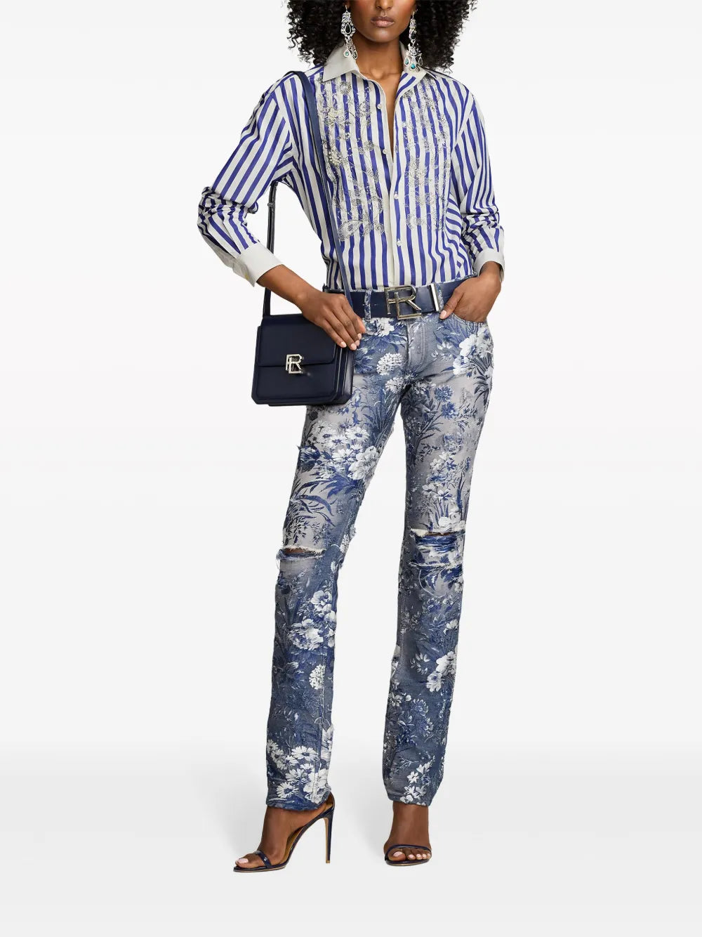 Capri Embellished Cotton Shirt