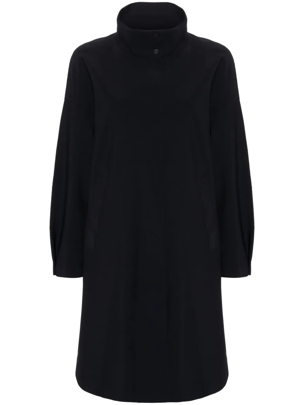 Single-Breasted Midi Coat