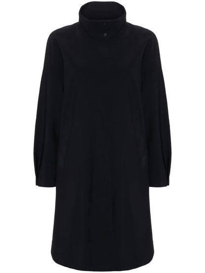 Single-Breasted Midi Coat