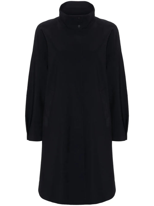 Single-Breasted Midi Coat
