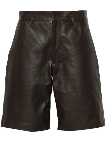 Leather Knee Shorts