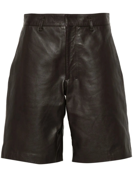 Leather Knee Shorts