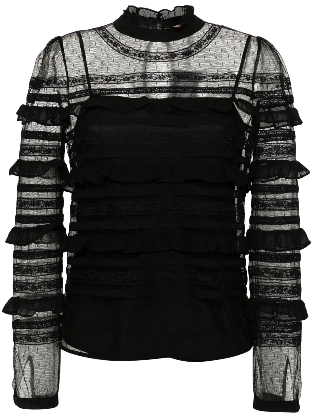 Ruffle-Detail Blouse