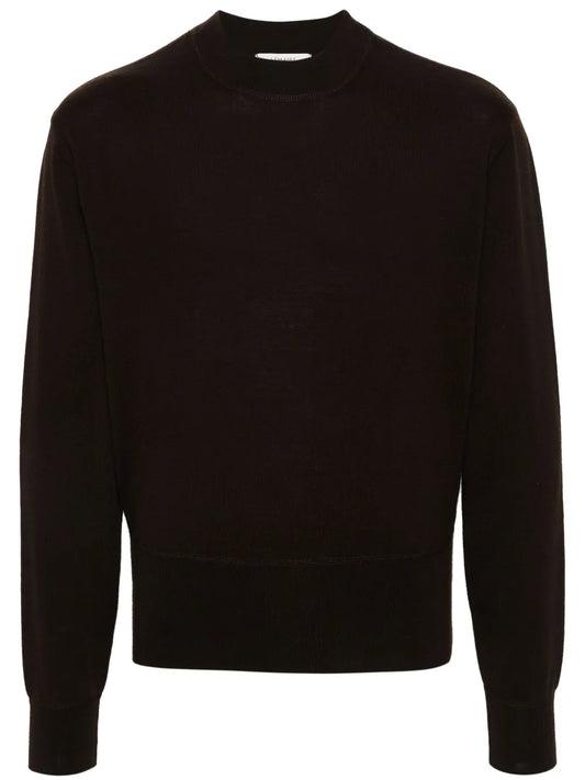Mock-Neck Drop-Shoulder Jumper