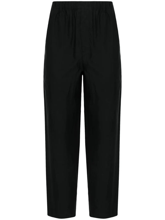 Poplin Straight Leg Trousers