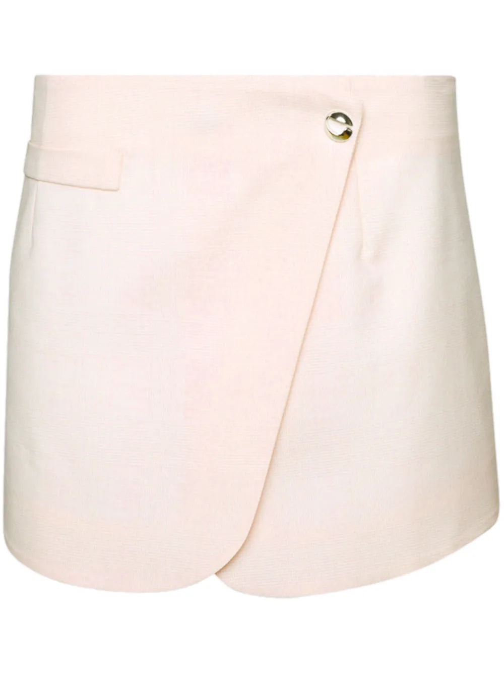 Tailored Wrap Miniskirt