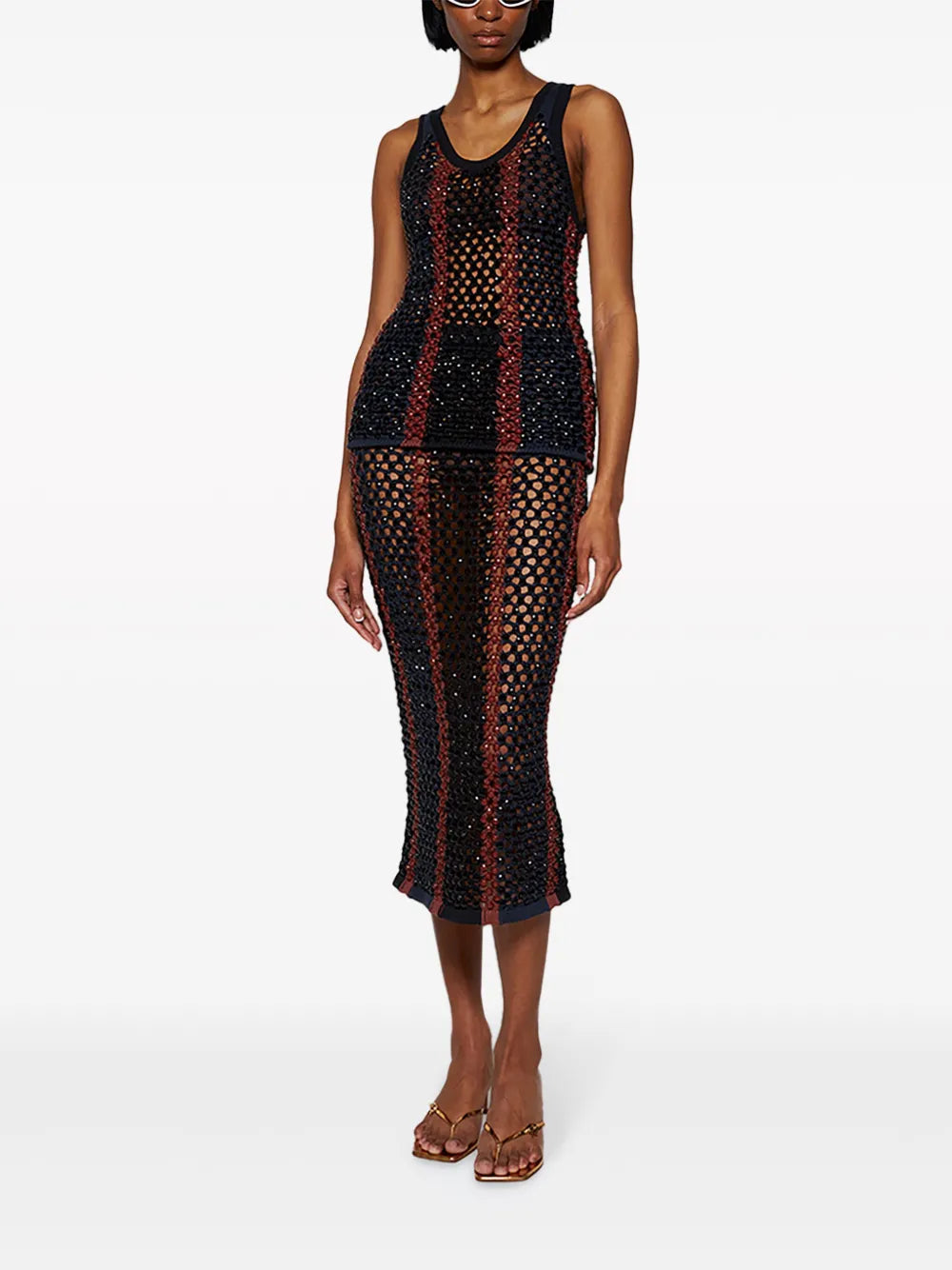 Dennis Marina Mesh Tank Top