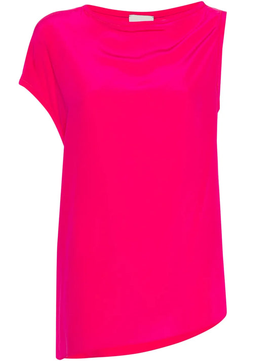 Asymmetric Silk Blouse