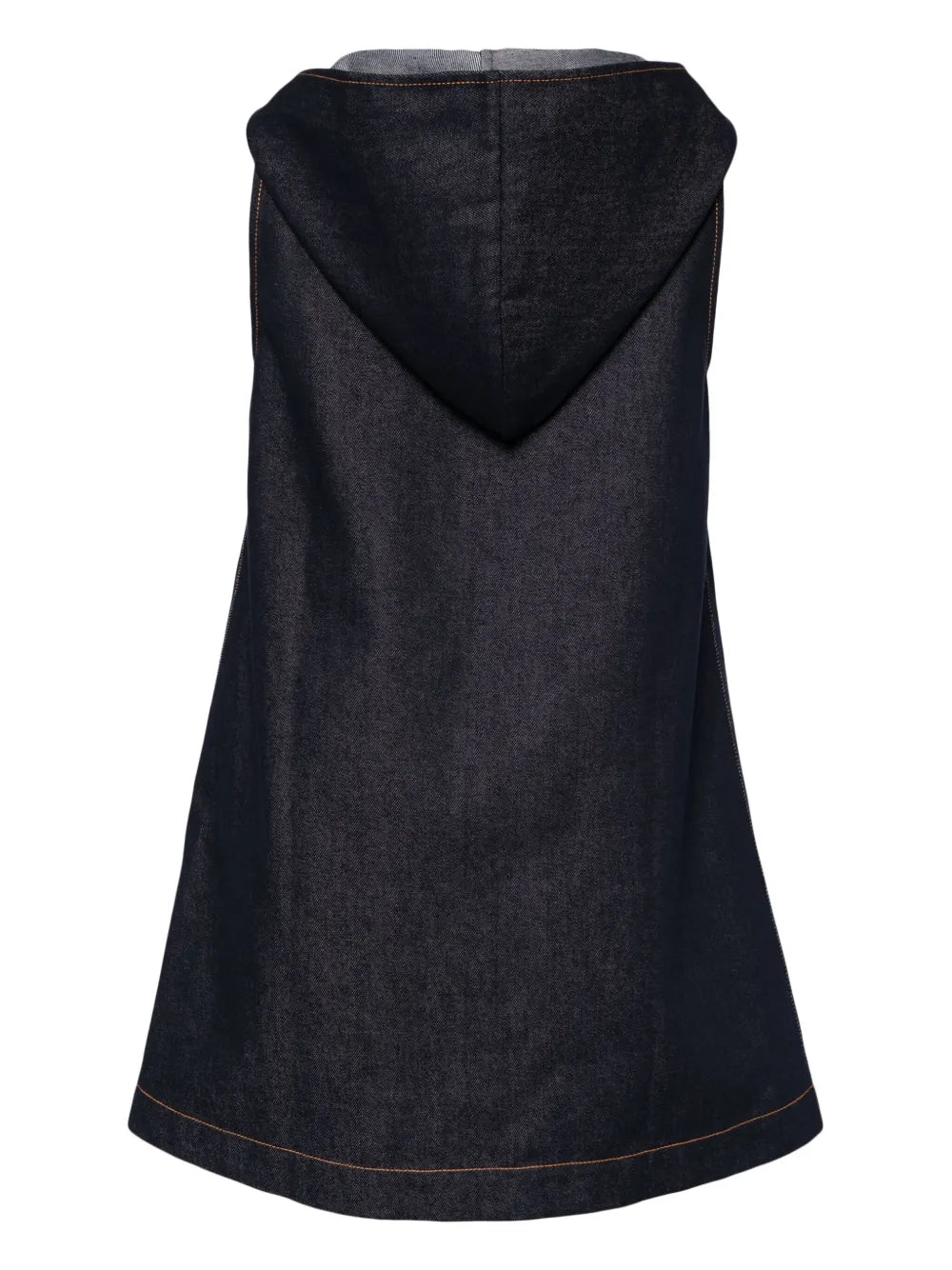 Hooded Denim Mini Dress