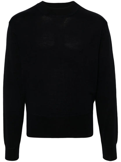Mock-Neck Drop-Shoulder Jumper