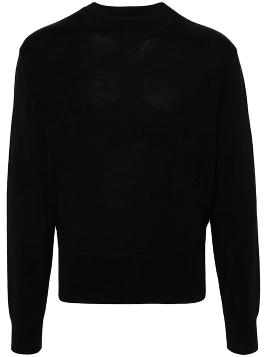 Mock-Neck Drop-Shoulder Jumper