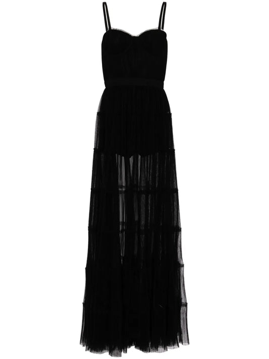 Deena Pleated Maxi Dress