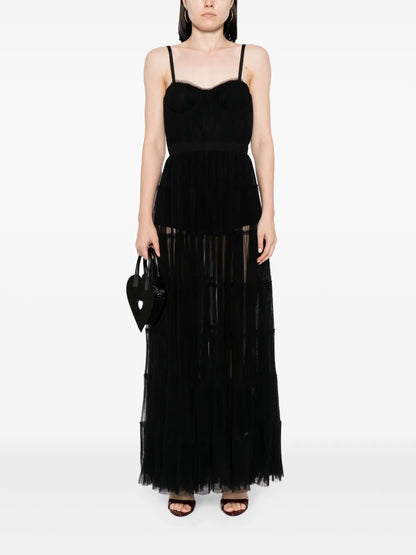 Deena Pleated Maxi Dress