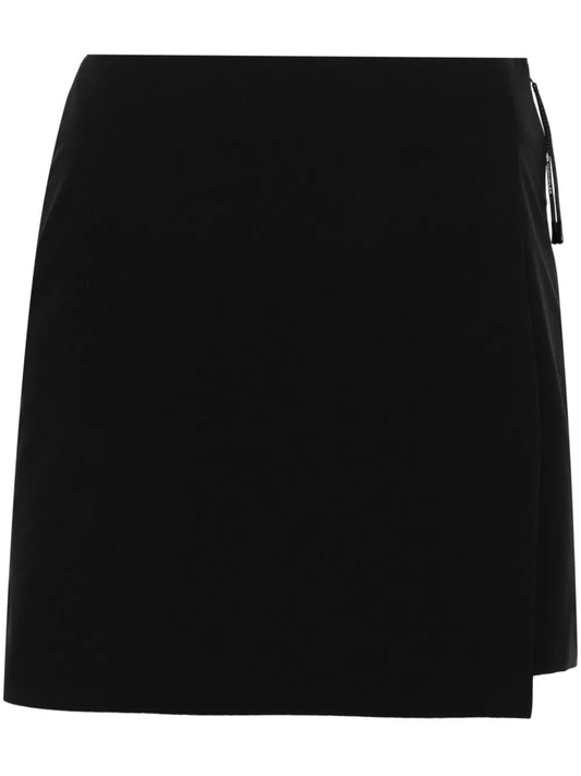 High-Waisted Layered-Effect Shorts
