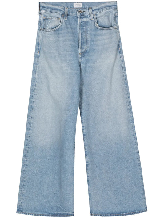 Beverly High-Rise Wide-Leg Jeans