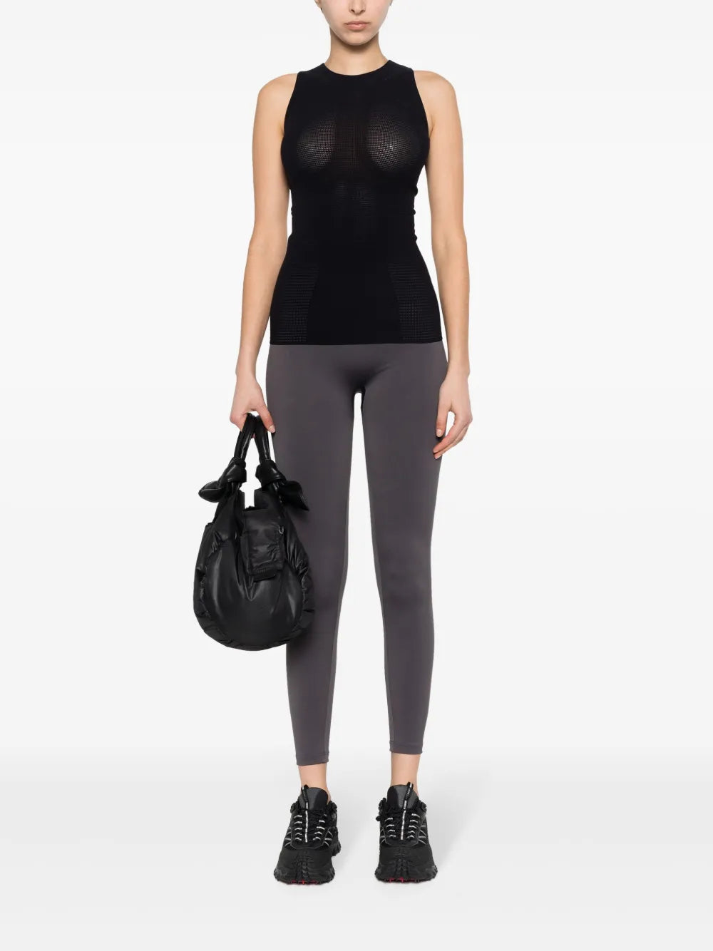 Grid Net Tank Top