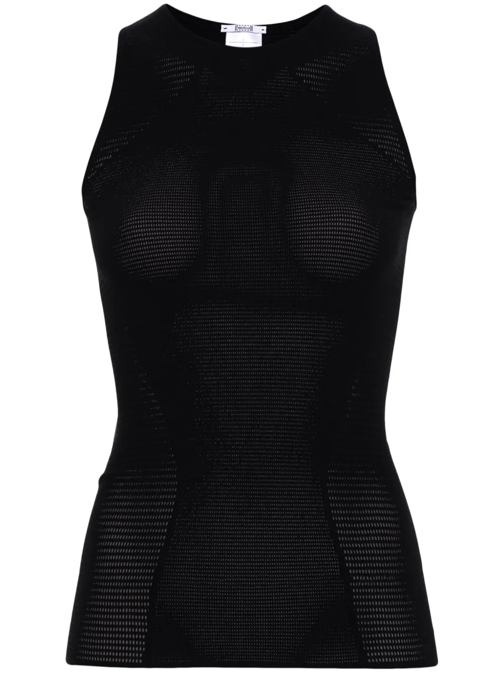 Grid Net Tank Top