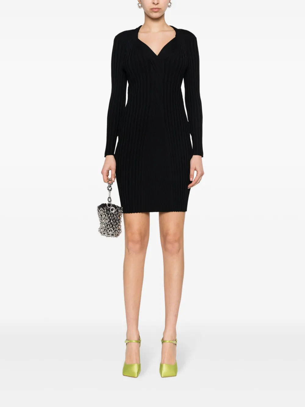 Vernoique Ribbed Midi Dress