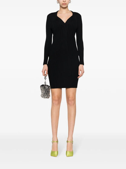 Vernoique Ribbed Midi Dress
