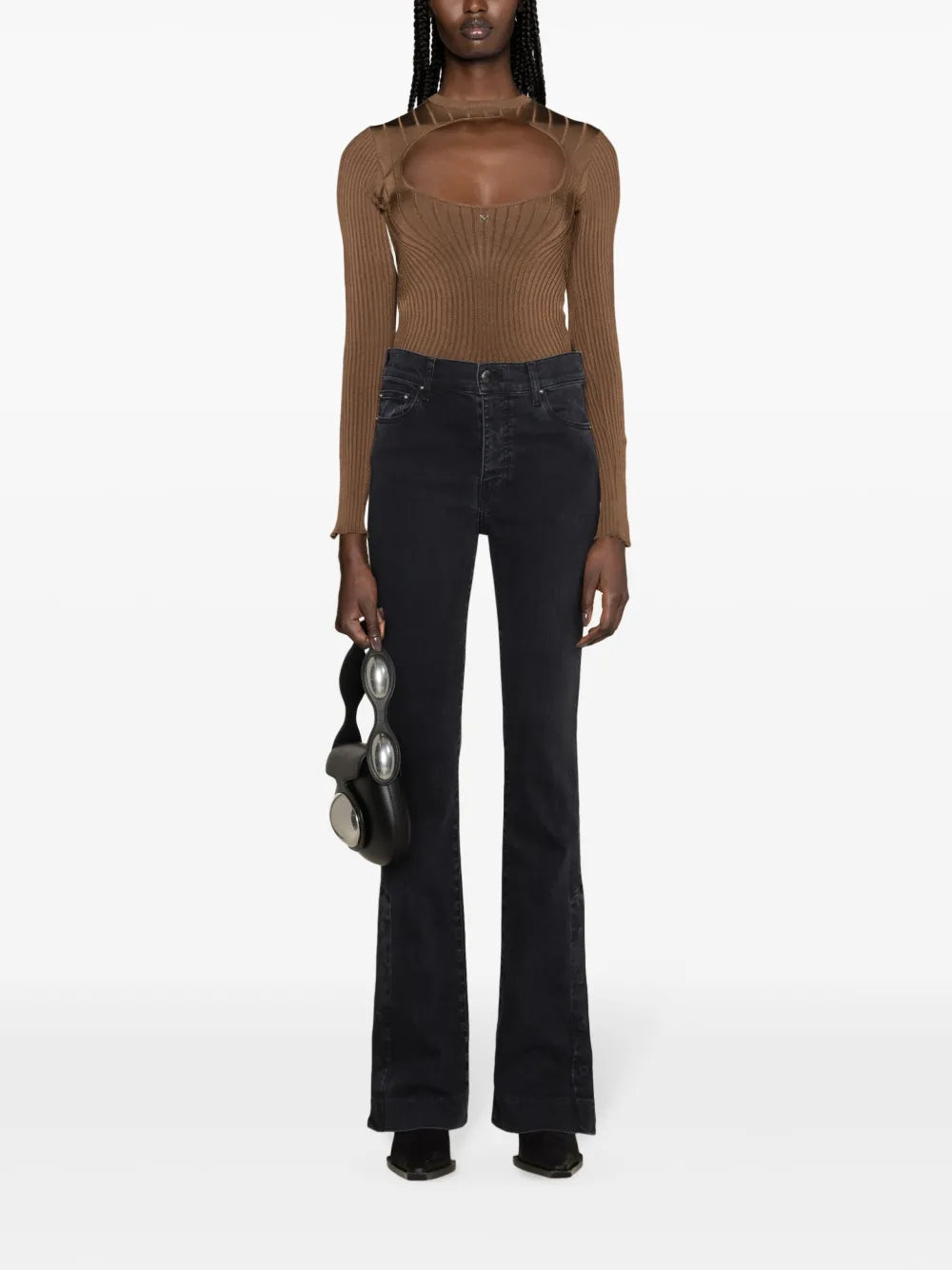 Kick High-Rise Flared Jeans