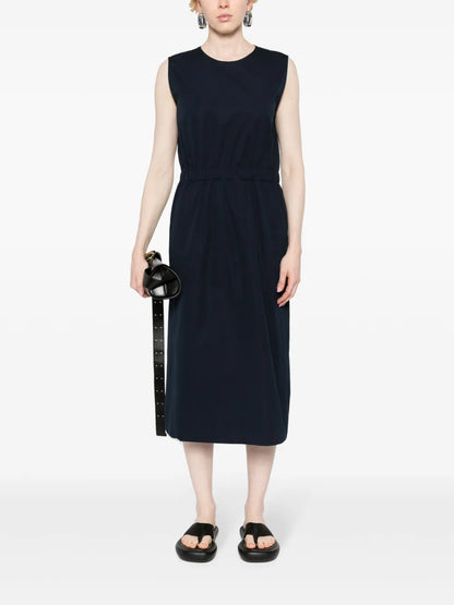 Sleeveless Cotton Midi Dress
