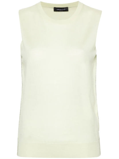 Sleeveless Knitted Top