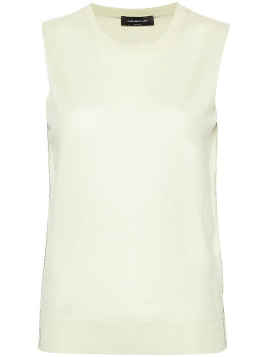 Sleeveless Knitted Top
